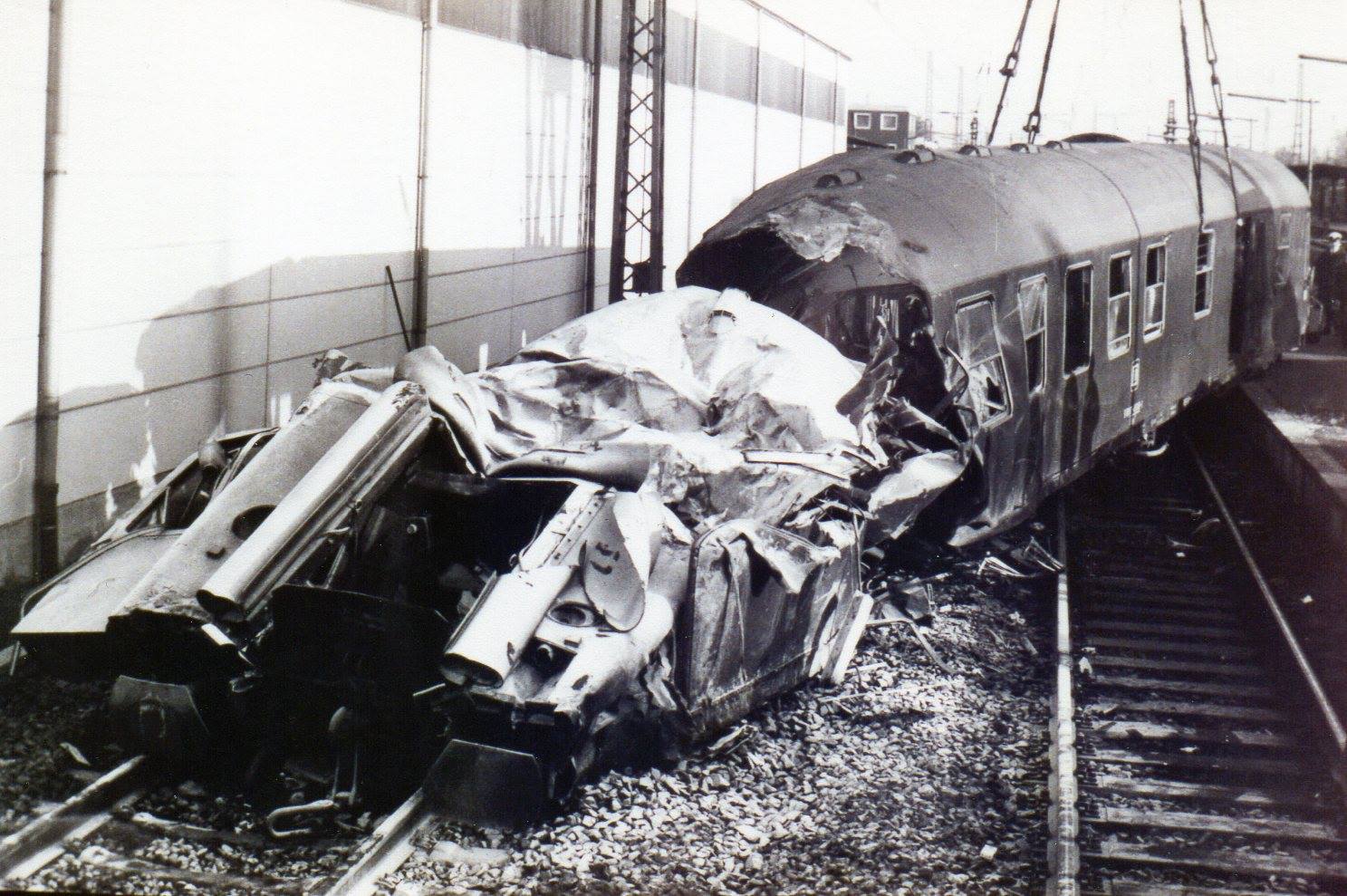 Unfall März 1977 Opladen Bahnhof