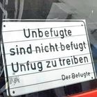 Unfug durch Unbefugte 