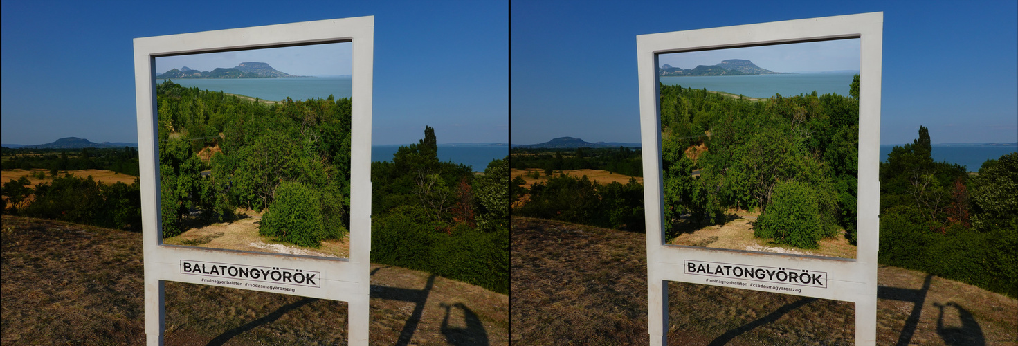 Ungarn Balatongyörök  (3D-X-View - leicht nachbearbeitet)