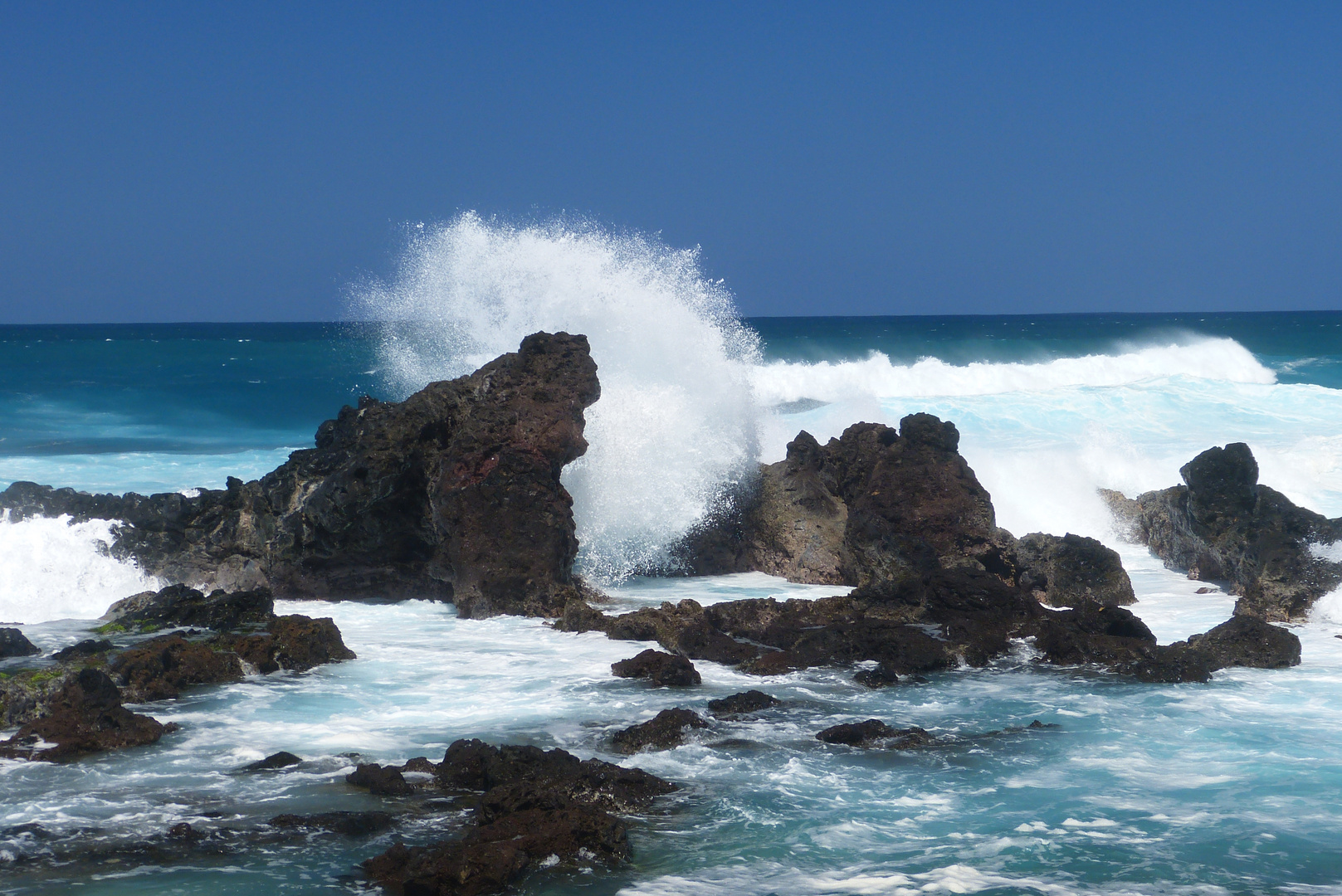 Ungebändigte Naturgewalt, Pazifischer Ozean, Maui.