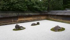 Ungewöhnlich für uns: Zen-Garten