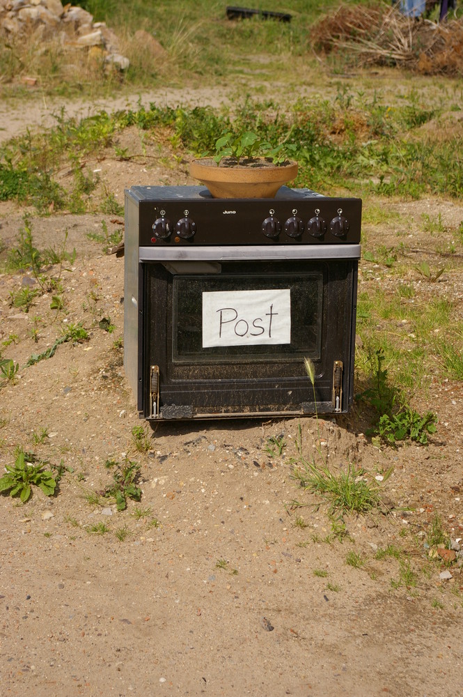 Ungewöhnlicher Briefkasten