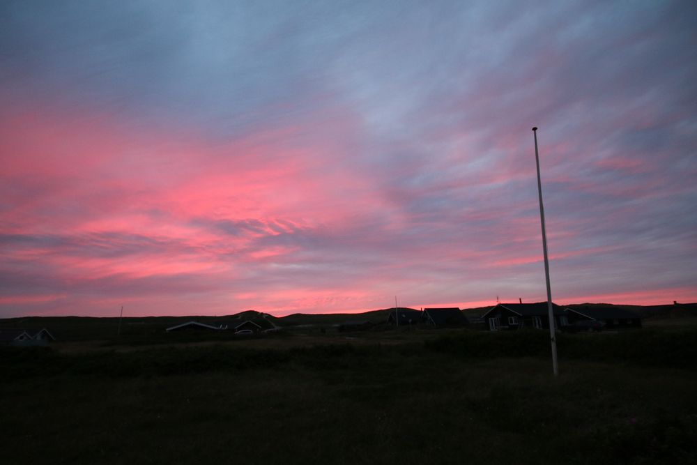 Ungewöhnlicher Sonnenuntergang