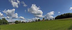 Ungewöhnliches Wolkenspektakel am Fuße des Cottaer Spitzberges...