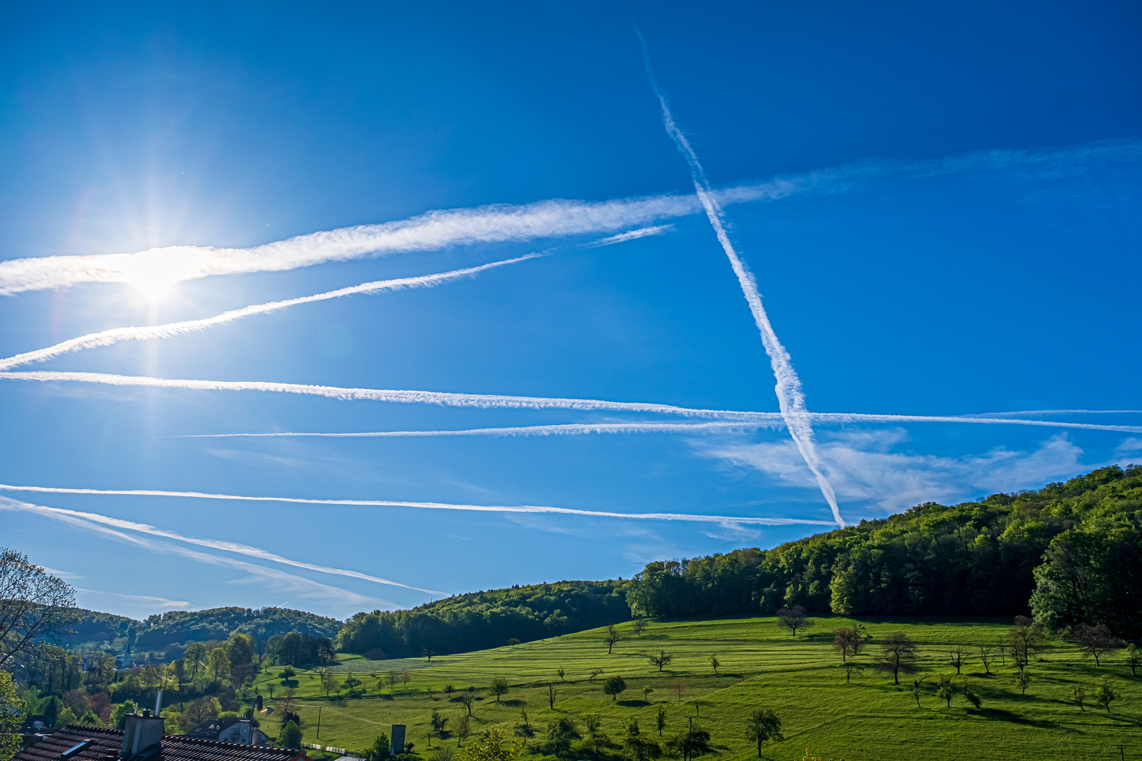 Ungewohnter Anblick heute früh - um 8