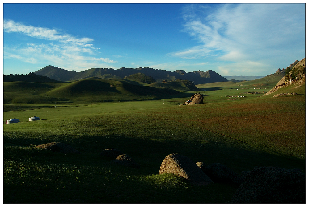 Unglaubliche Weite im Gorchi Tereldj Nationalpark - Mongolei