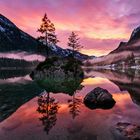 unglaublicher Sunset am Hintersee in Berchtesgaden