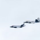 ungleiches Paar F-35 und F-22