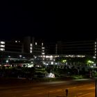 Uni Bielefeld bei Nacht