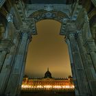 Uni Potsdam auf das Neue Palais in Sancoussi