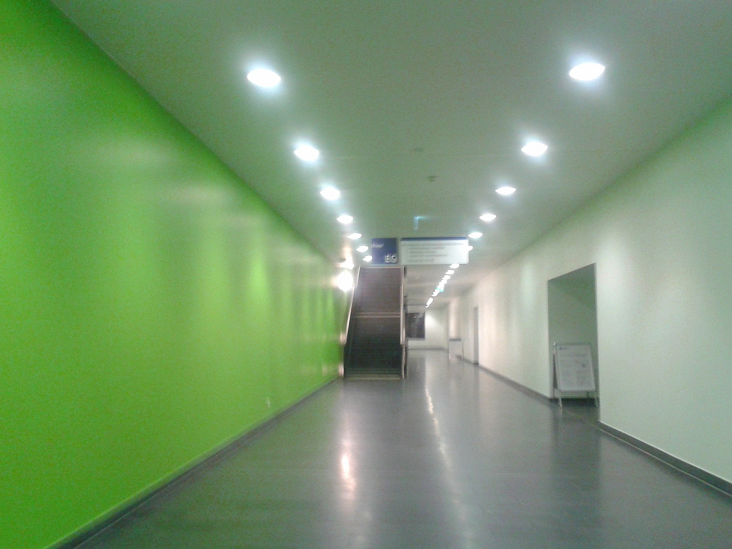 Uniklinik Köln, grüne Wand