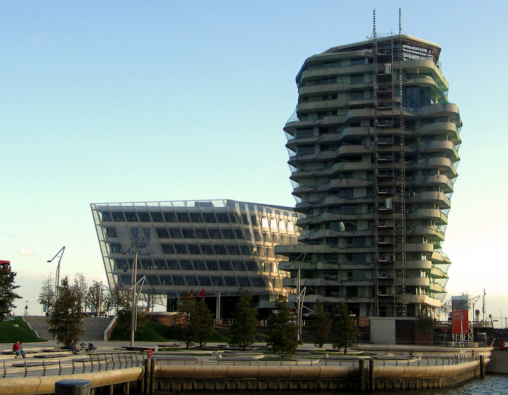 Unilever Neubau in der neuen Hafencity