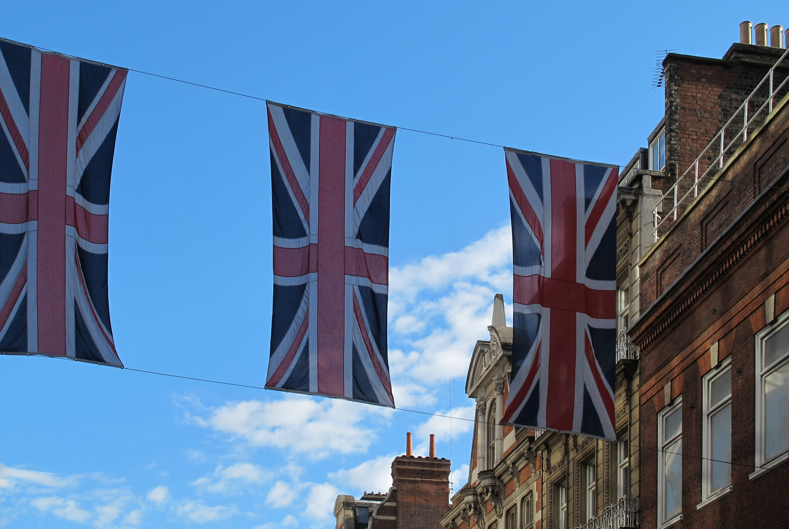 Union Jacks at Regent St.