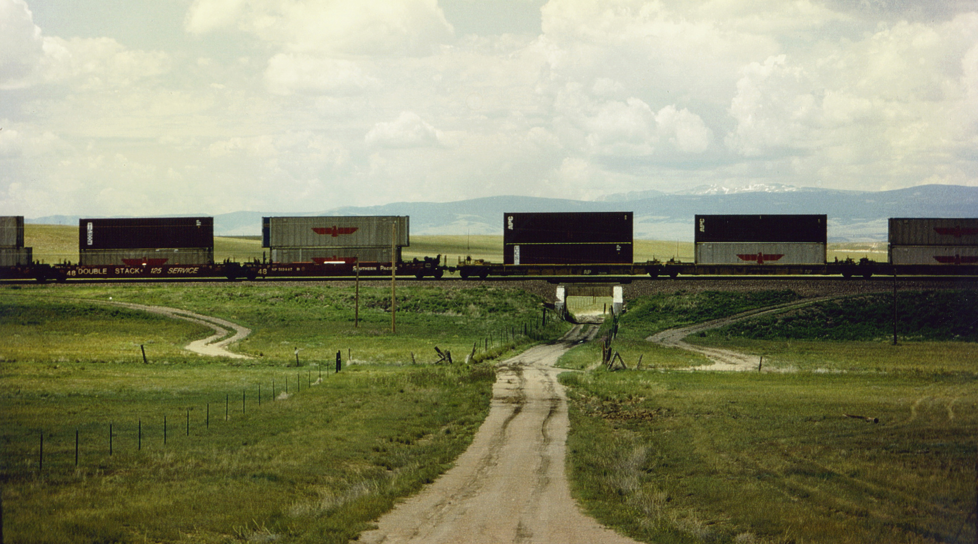 Union Pacific im Grasland von Wyoming: Teil2: Double Stack Einheiten