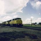 Union Pacific UP EMD SD60M #6231 leads a Freight Train near Laramie,WY