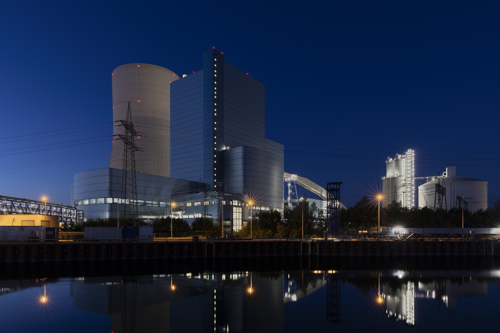 Uniper Kraftwerk Datteln 4 Iv Foto Bild Nacht Nachtaufnahme Kraftwerk Bilder Auf Fotocommunity