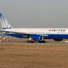 United 777 in Frankfurt