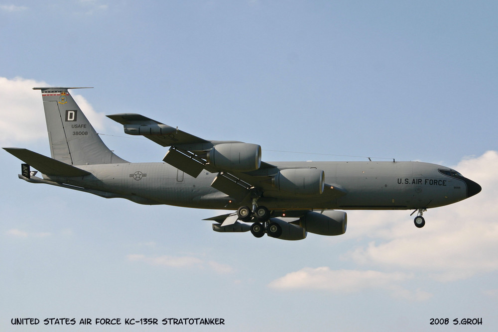 United States Air Force KC-135R Stratotanker auf der NATO-Air-Base Geilenkirchen