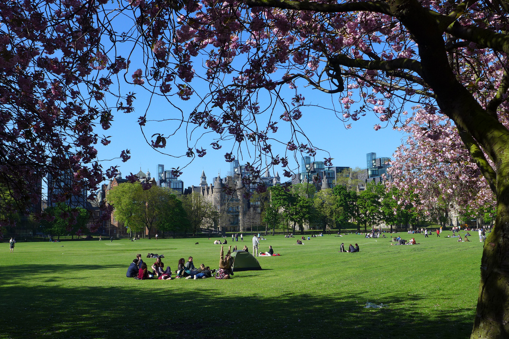 Universitätscampus in Edinburgh/Schottland