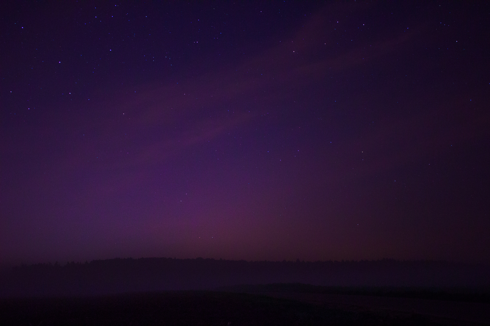 Universum hinter Nebel