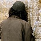 UNKNOWN PRAYER, WAILING WALL, JERUSALEM