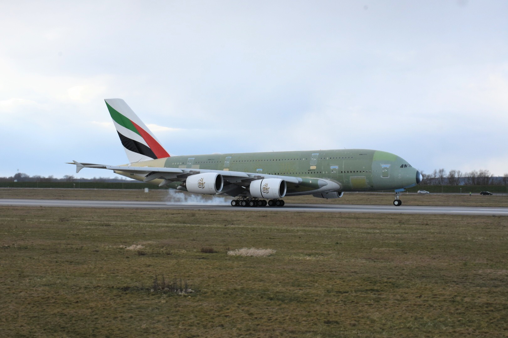 Unlackierter A380