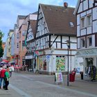 Unna - Stadtmitte, Fußgängerzone Massener Strasse, Blick nach Osten