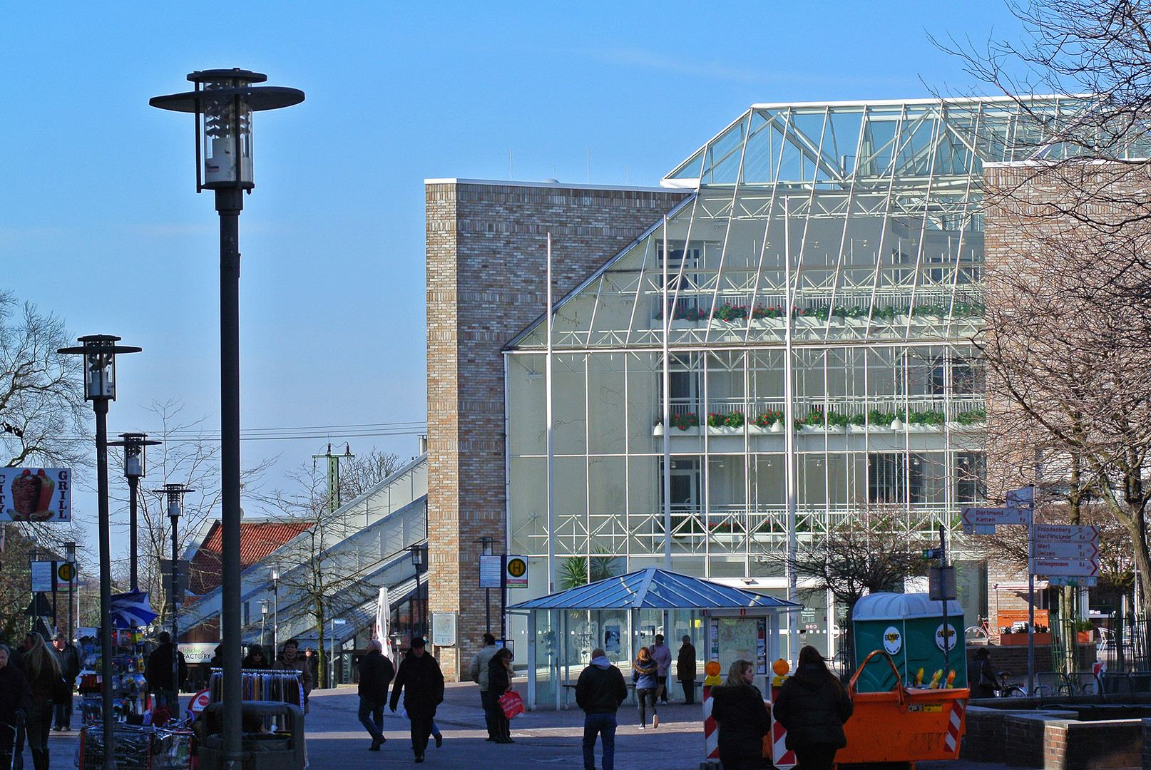 Unna - Stadtmitte, Rathaus und Fußgängerzone