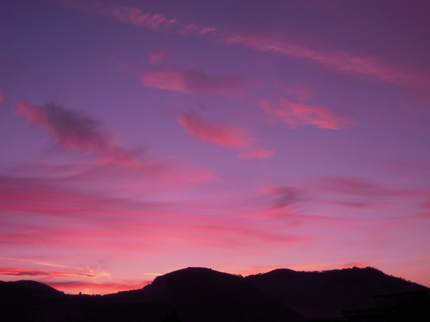 uno spettacolo all'alba