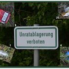 Unratablagerung verboten