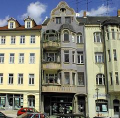 Unrestauriertes Jugendstilhaus in Weimar