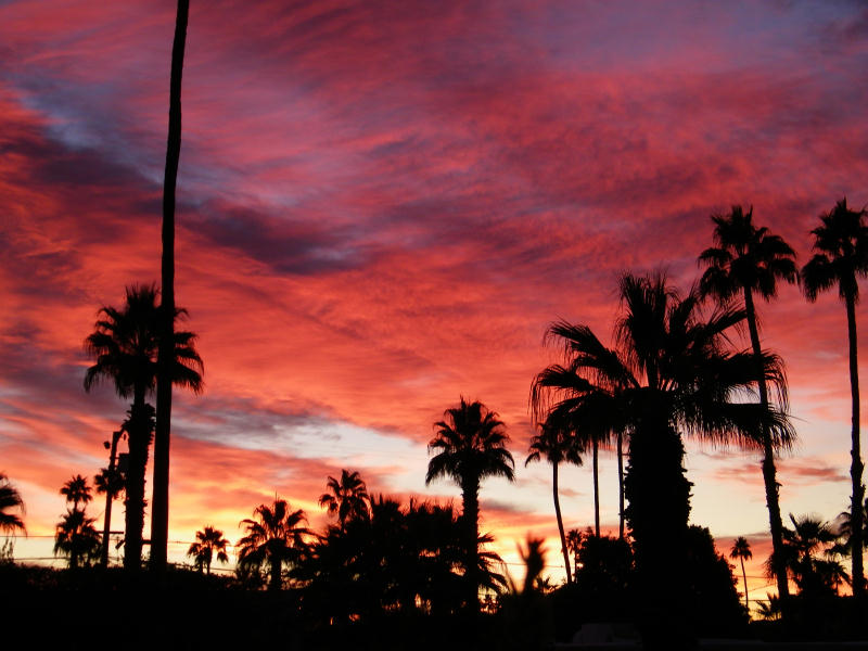 unretouched Xmas morning sunrise