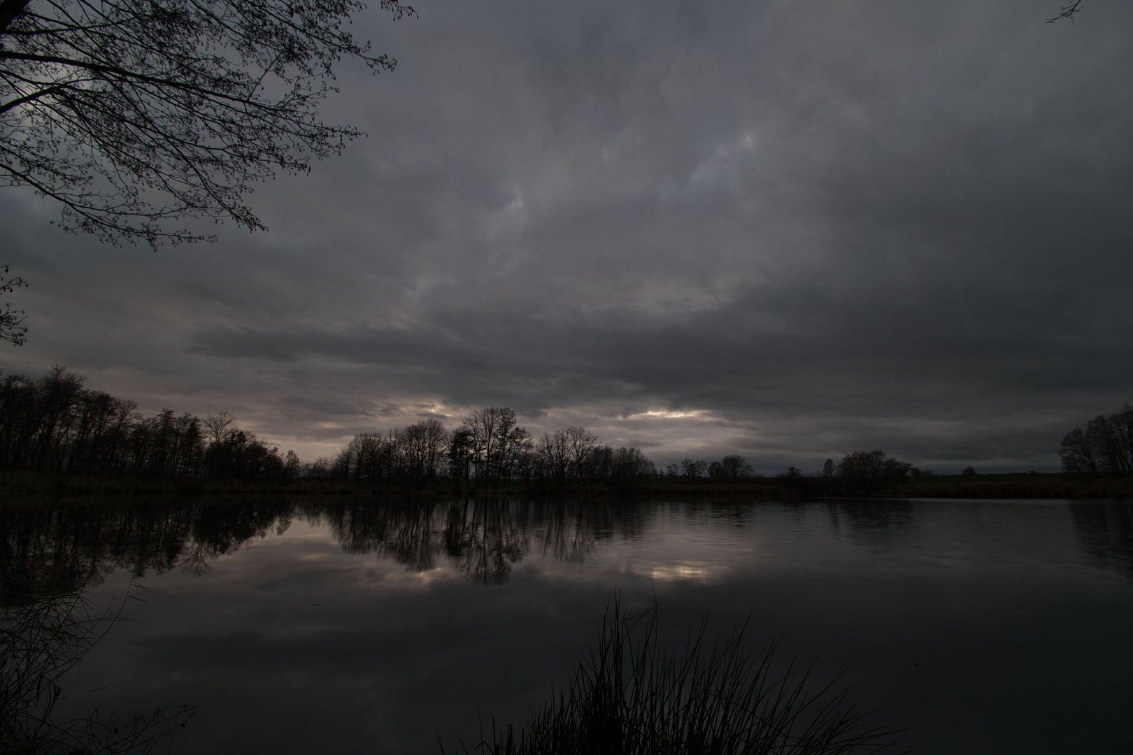 unromantischer Sonnenuntergang