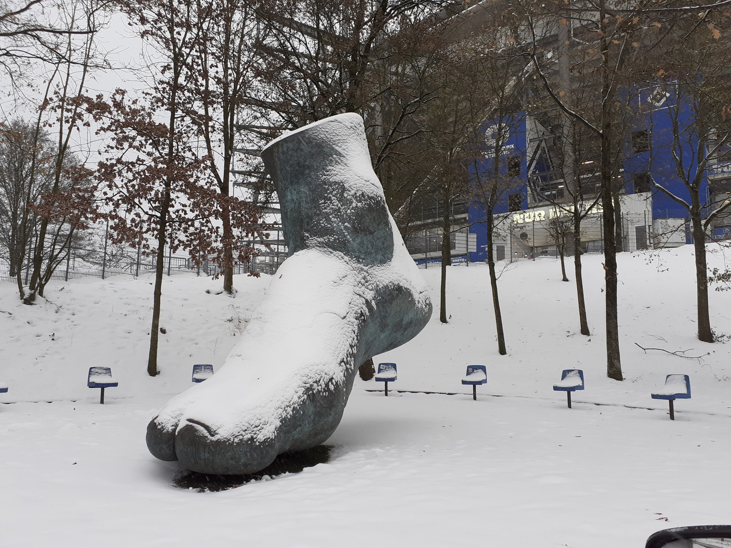 Uns Uwe im Schnee