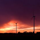 unschöne Windräder in Szene gesetzt...