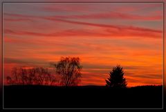 unser Abendhimmel heute