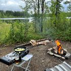 Unser abendlicher Stellplatz...