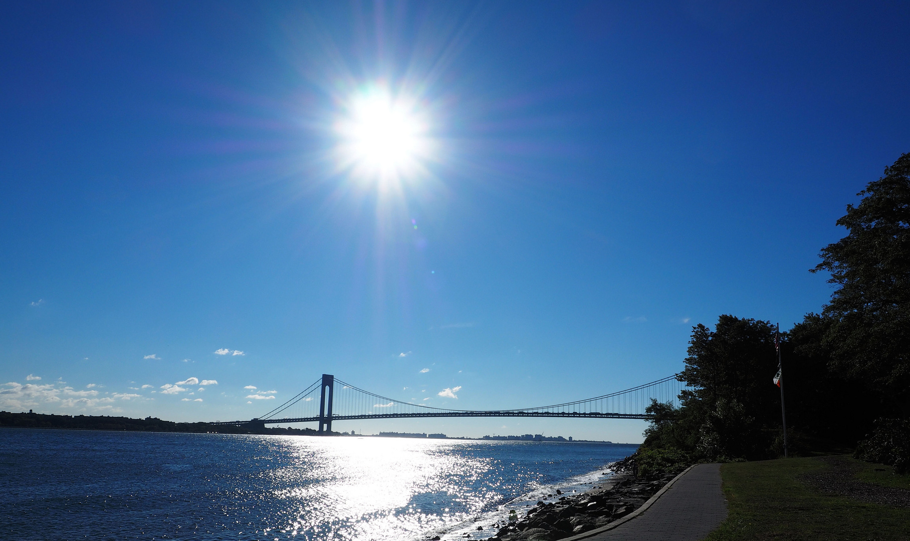 Unser Ausblick auf Staten Island