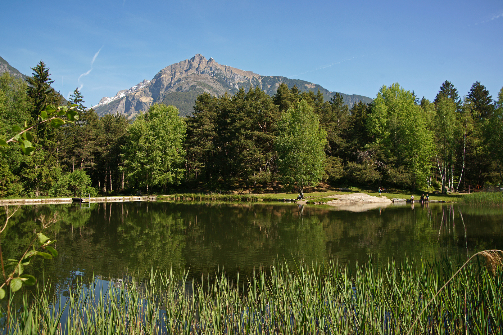 unser Badesee auf ca 950m