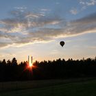 "unser Ballon" bereit zur Landung