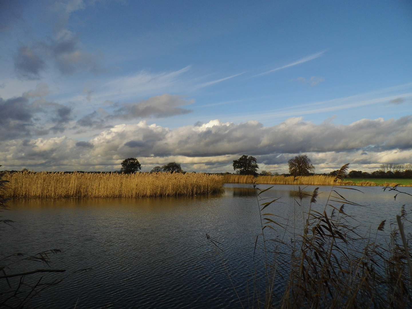 Unser Burgsee im Herbst