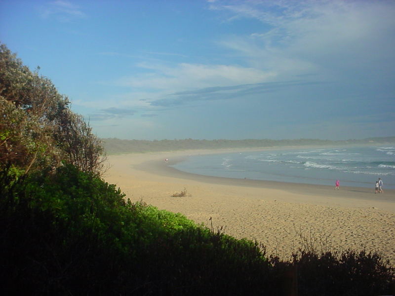 Unser Campingplatz in Point Plomer 450 km nördlich von Sydney