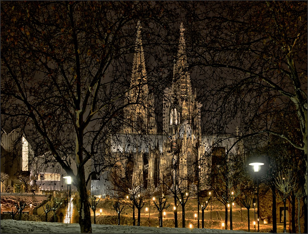 Unser Dom im Winter