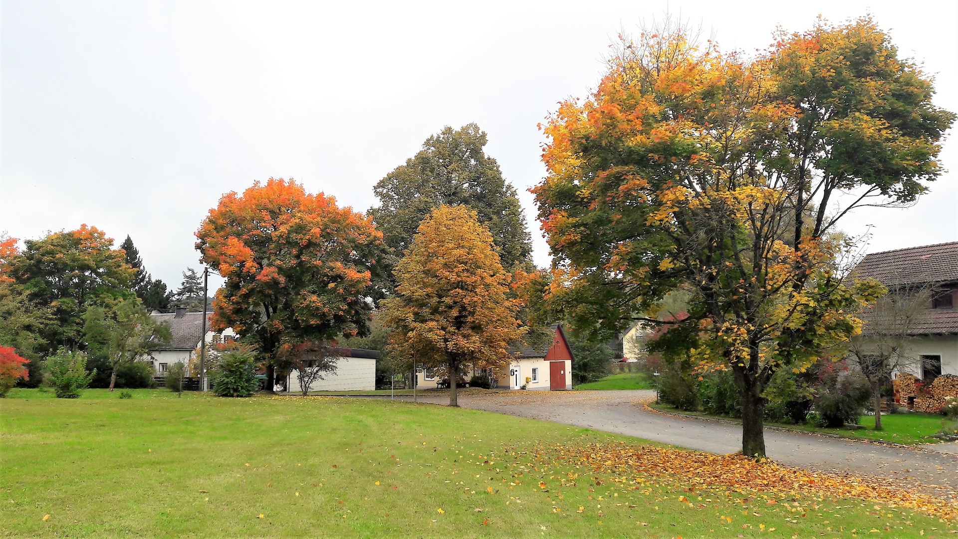 Unser Dorf Lösten herbstlich