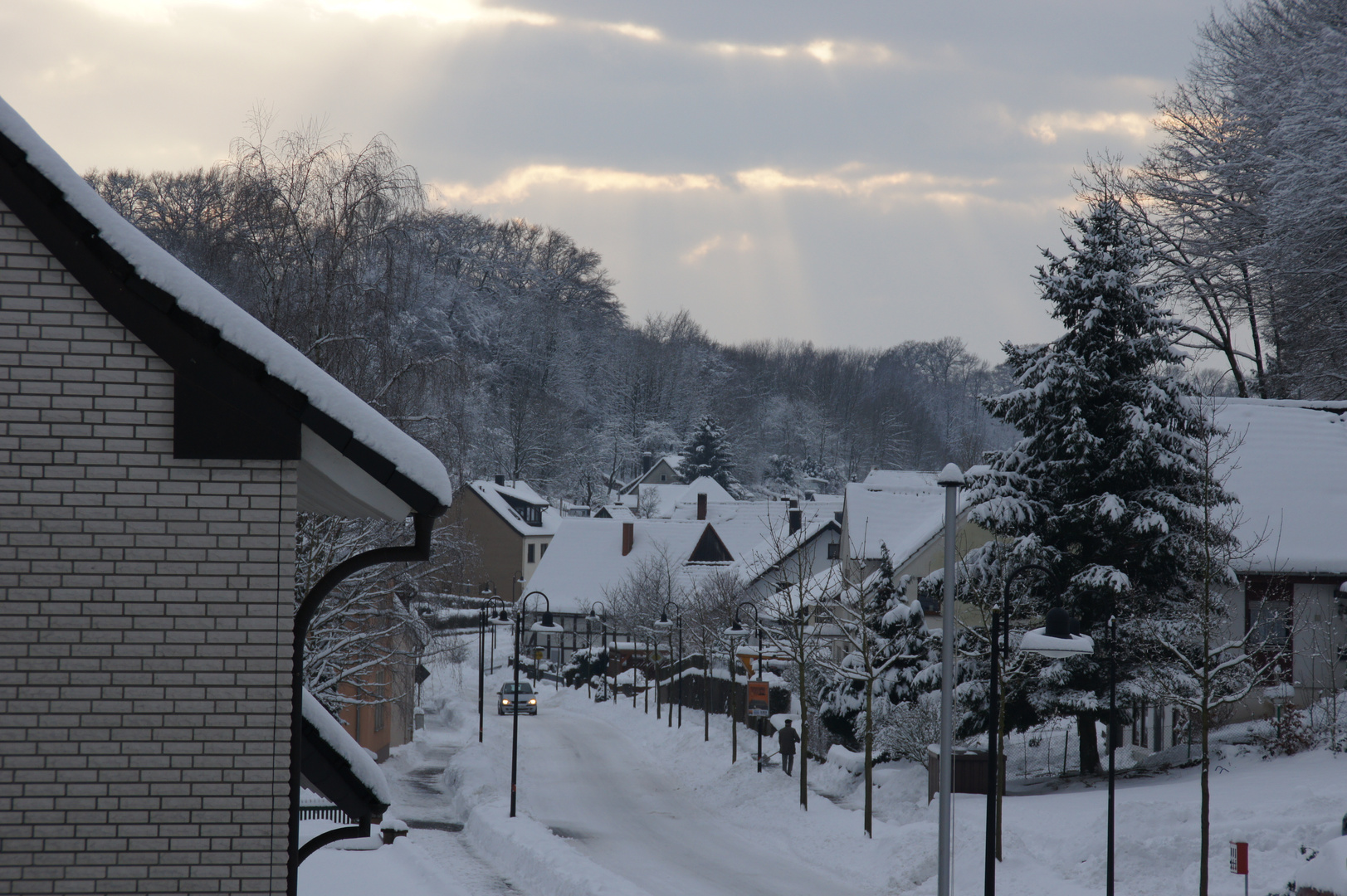 Unser Dorf versinkt im Schnee