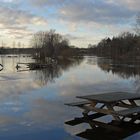 Unser Fluss (Gudenåen) tritt über seine Ufer