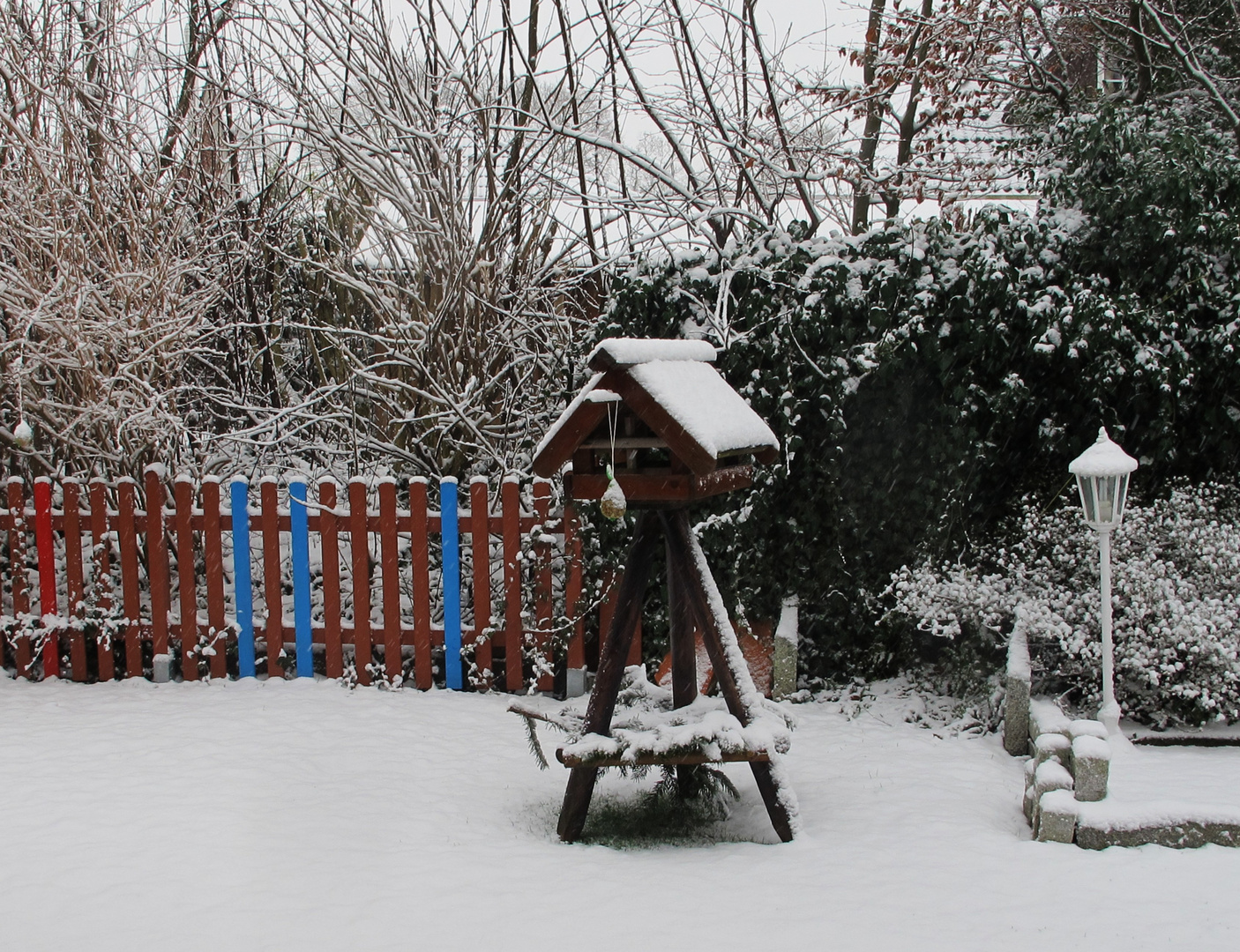 Unser Garten im Winter