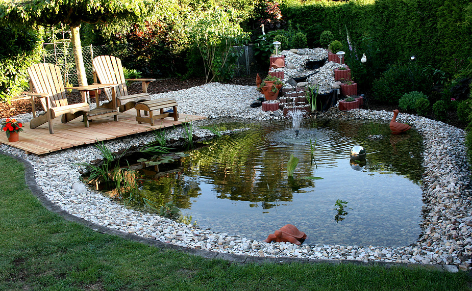 Unser Gartenteich Foto & Bild landschaft, bach, fluss & see, see