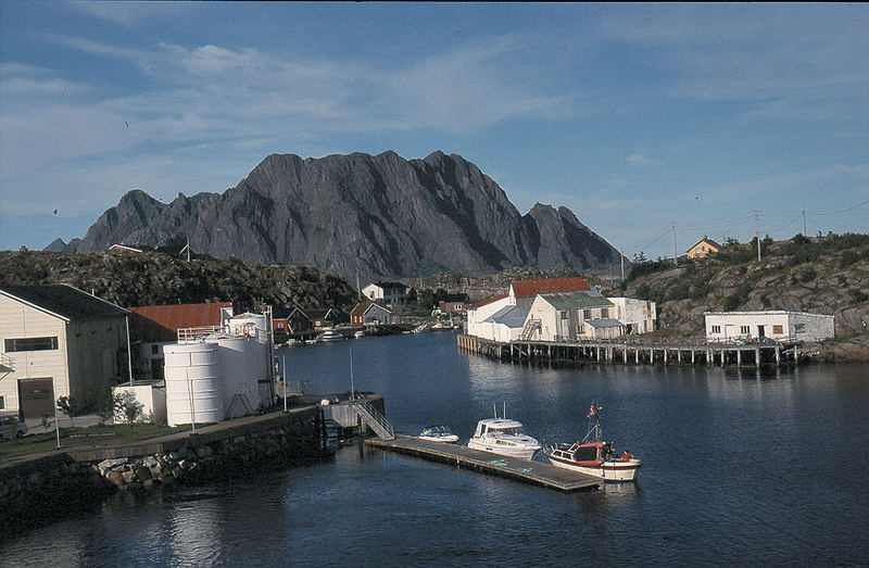 Unser Hafen auf den Lofoten