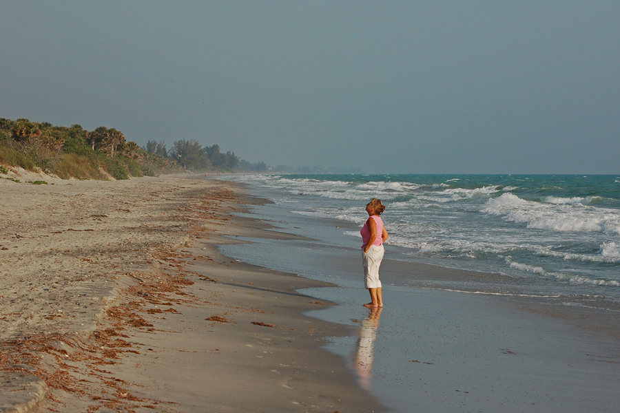 Unser "Hausstrand" gestern bei...